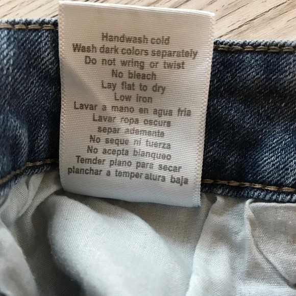 Judy Blue High Rise Denim Patch Boyfriend Jeans Medium Wash Women’s sz 3| 26 - Picture 14 of 16